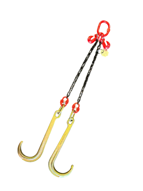 V Brother Chain Sling with J Hooks Available In 0.5 Meter Leg Or 1 Meter Leg - Image 3