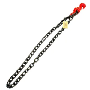 10mm Single Leg Chain Sling with Grab Hook Each End