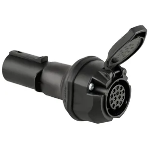 24V to 12V Voltage Reducer with 7 Pins HGV to 13 Pin Car Socket
