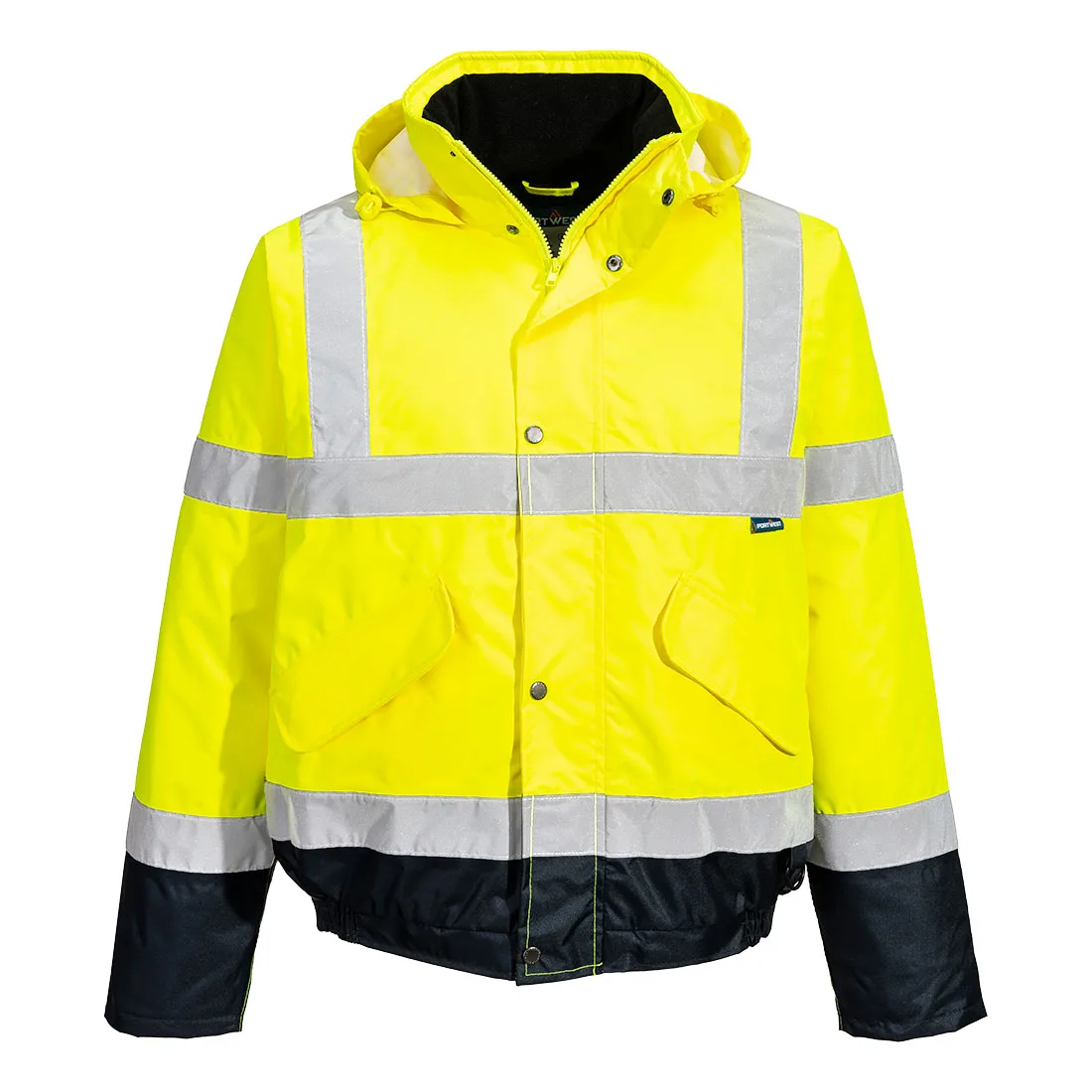 Portwest S266 Hi-Vis Contrast Winter Bomber Jacket - Image 2