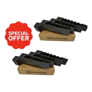 Wreckmaster Skate Black Slippery Jim’s Set Of 4 x 2 sets