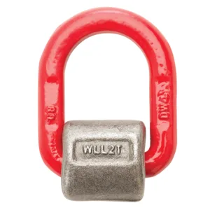 Weld on Pivoting D Link with Spring