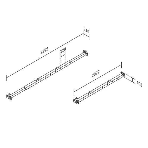 Prolux Spreader Bar 3000kg Extends 2mt-3.3mt - Image 5
