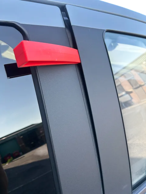 Wedge Red Plastic Lockout tool