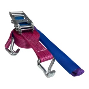 Pink Car Transporter 4 Meter Full Strap Assembly - Set of 4