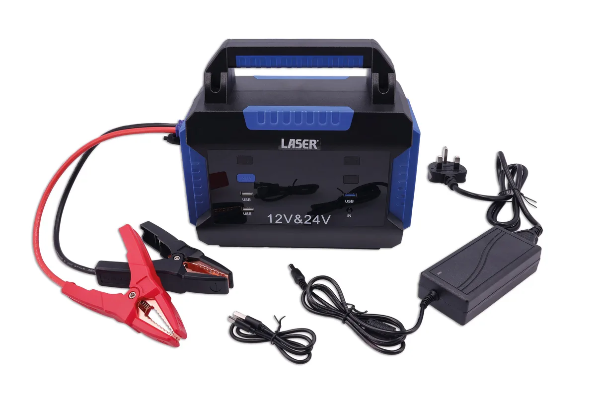 Laser HD Jump Starter Pack 12/24V up to 10L Vehicles - Image 2